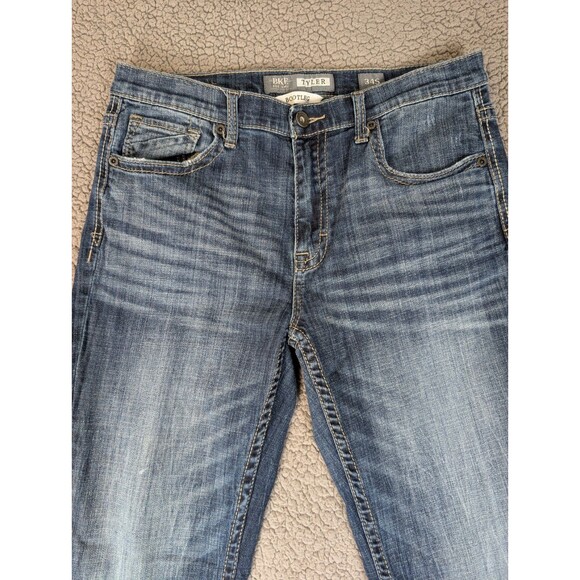 Buckle BKE Tyler Bootleg Cut Jeans Womens Size 34S Blue Country Western - Picture 3 of 10